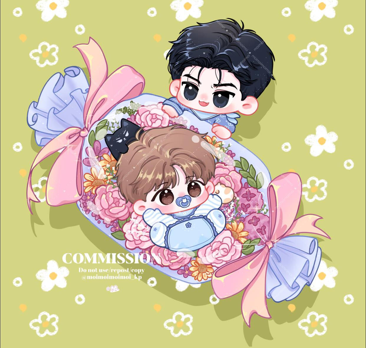 1 full + 1 half + background phức tạp